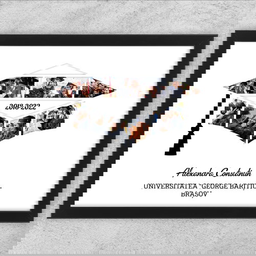 Tablou Personalizat Cu Poze Și Text - Absolvire