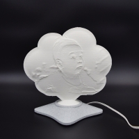 Lampă Luna 3D Personalizată - Model Norișor Cu Două Poze