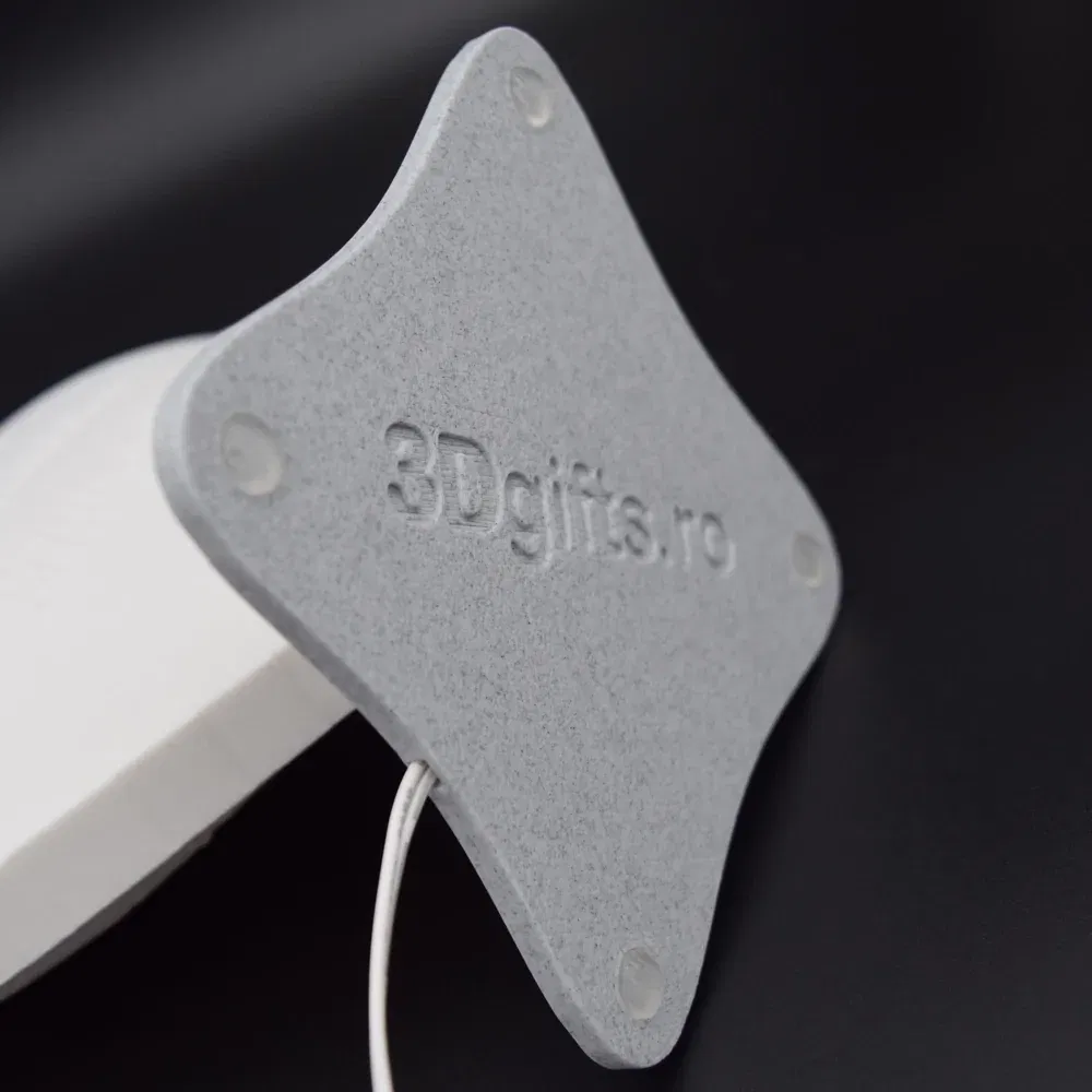 Lampă Luna 3D Personalizată - Inimioară Cu Text Și Poză