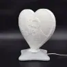 Lampă Luna 3D Personalizată - Inimioară Cu Text Și Poză
