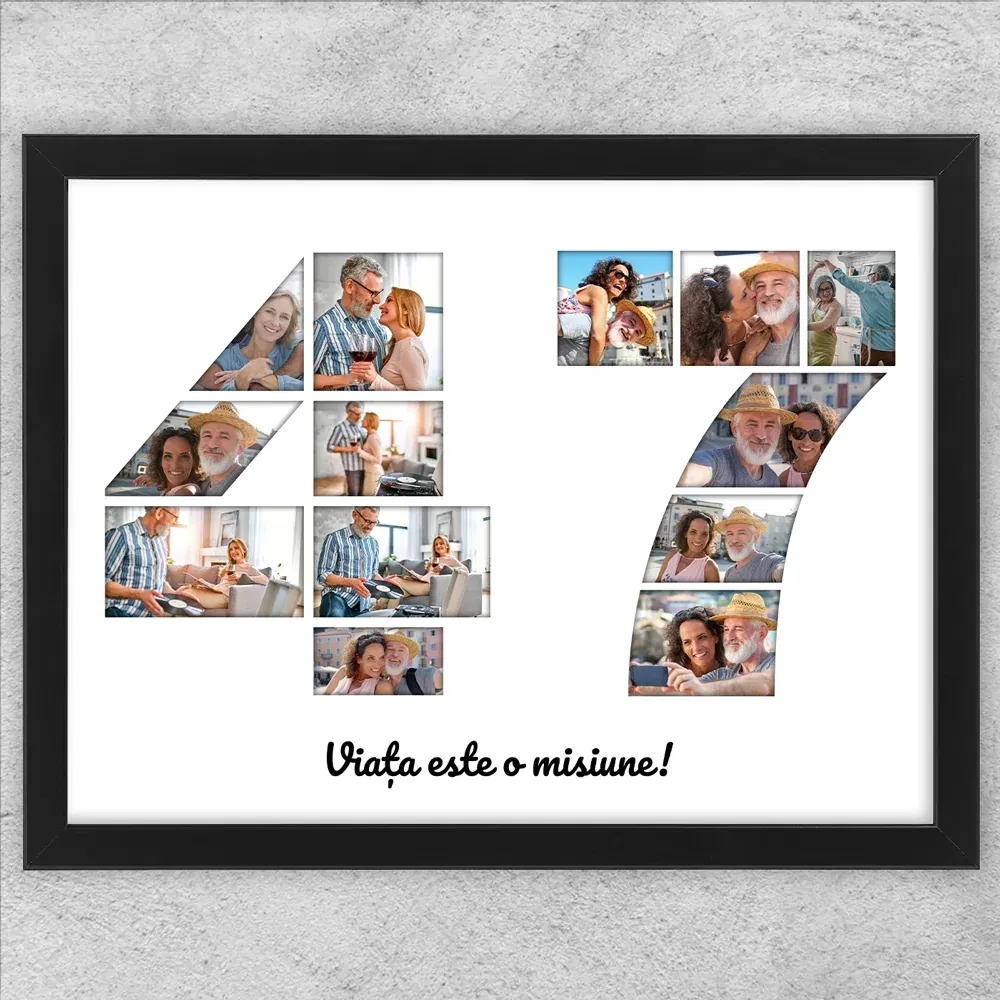 Tablou Personalizat Cu Poze Și Text - Colaj 47