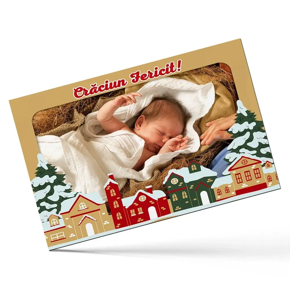 Magneti Personalizati Pentru Crăciun - Model "Crăciun 11" - Set 6 Buc.