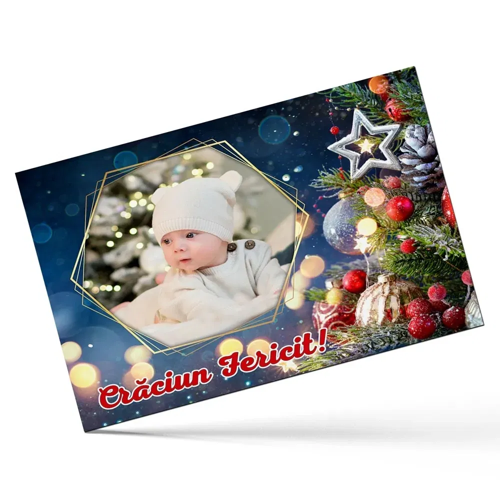 Magneti Personalizati Pentru Crăciun - Model "Crăciun 12" - Set 6 Buc.