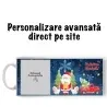 Cană Personalizată - Model "Sparkle Christmas" Cu O Poză Cană Personalizată - Model "Sparkle Christmas" Cu O Poză