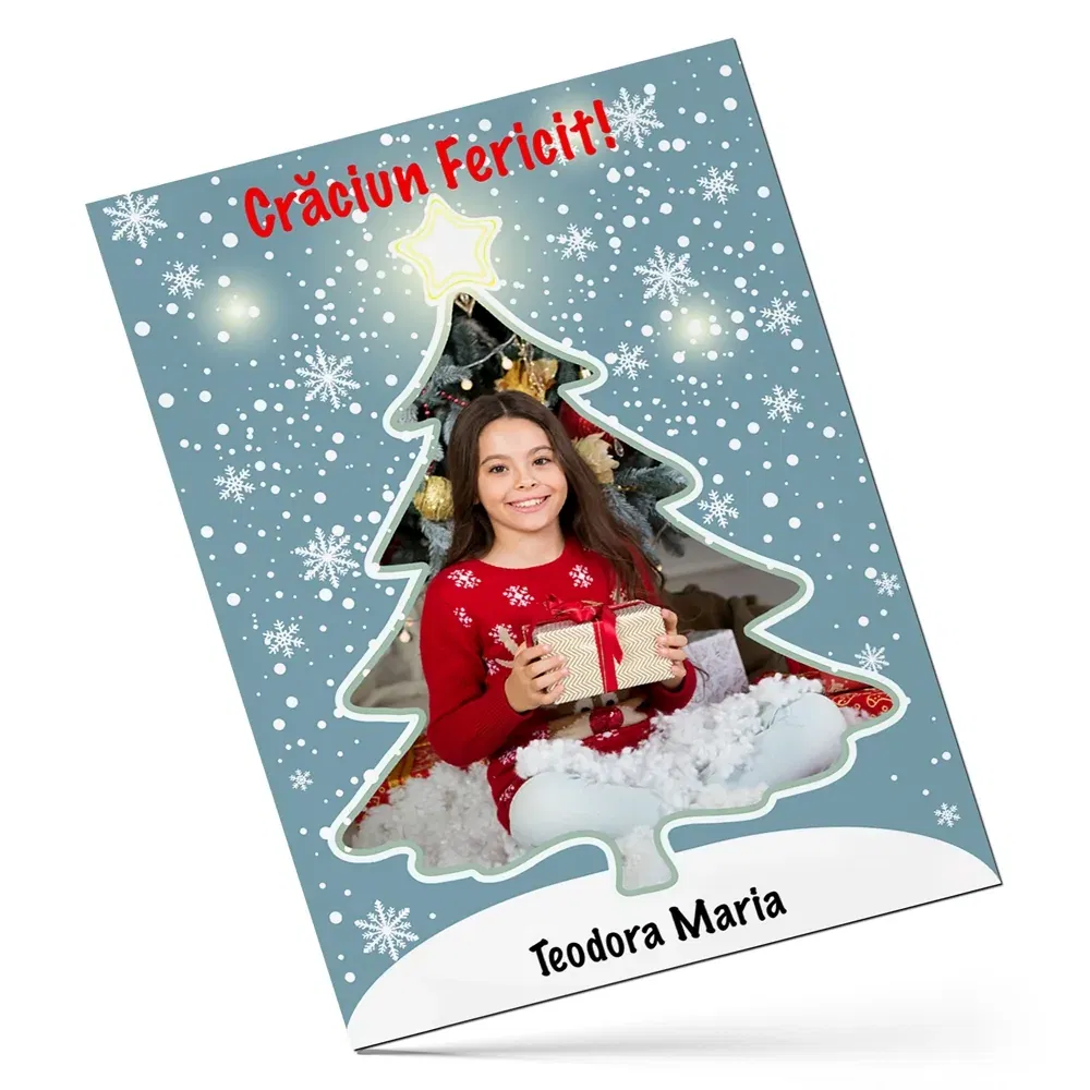 Magneti Personalizati Pentru Crăciun - Model "Crăciun 17" - Set 6 Buc.