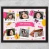 Tablou Personalizat 6 Poze - Happy Birthday Tablou Personalizat 6 Poze - Happy Birthday