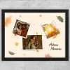 Tablou Personalizat 3 Poze Cu Text - Autumn Memories