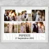 Tablou Personalizat Cu 6 Poze Și Text - MR&MRS