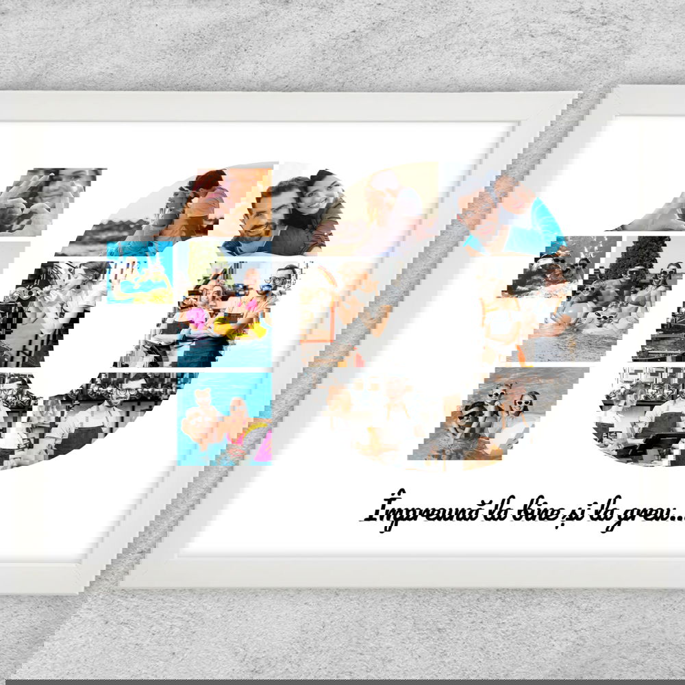 Tablou Personalizat Cu Poze Și Text - Colaj 10