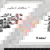Tablou Personalizat Cu 21 Poze Și Text - Colaj Inimă - Imagine produs