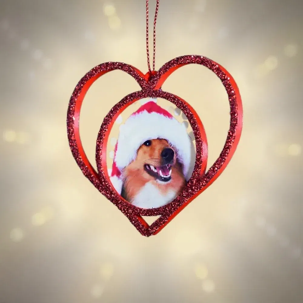 Glob Personalizat 3D - Model “Inimă”, Roșu