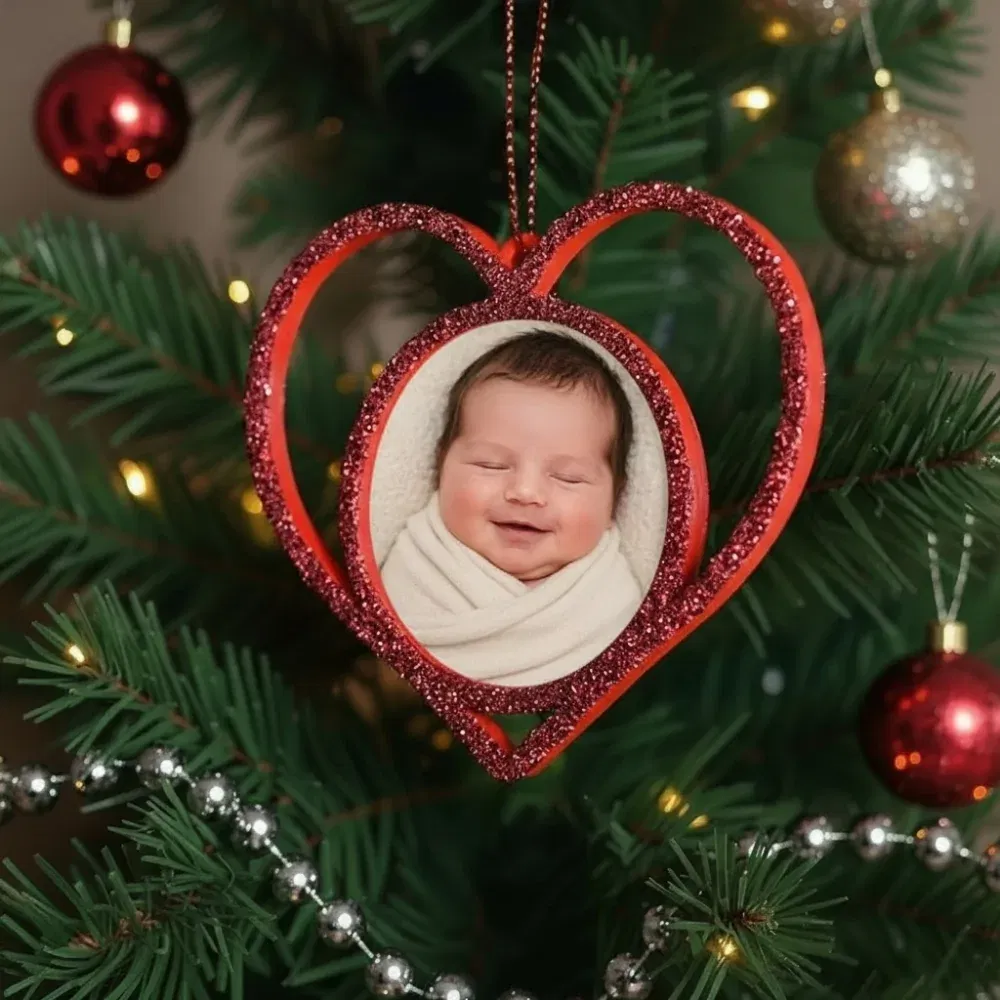 Glob Personalizat 3D - Model “Inimă”, Roșu