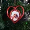 Glob Personalizat 3D - Model “Inimă”, Roșu