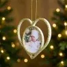 Set 3 x Globuri Personalizate 3D - Model “Inimă”, Auriu Set 3 x Globuri Personalizate 3D - Model “Inimă”, Auriu