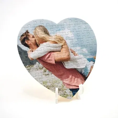 Puzzle Personalizat - Model Inimă