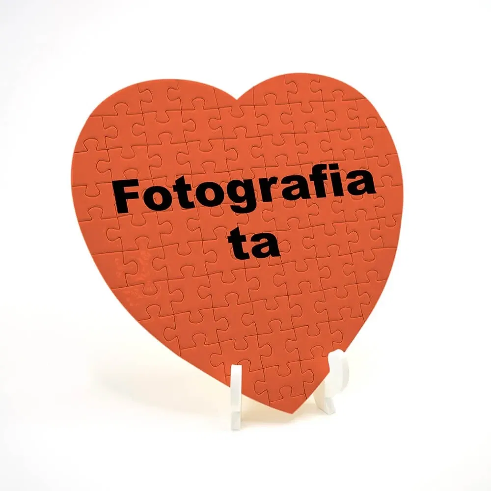 Puzzle Personalizat - Model Inimă