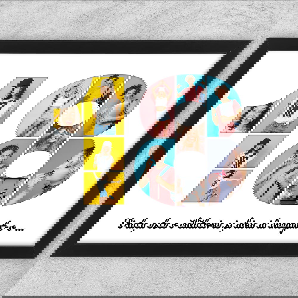 Tablou Personalizat Cu Poze Și Text - Colaj 18 Tablou Personalizat Cu Poze Și Text - Colaj 18