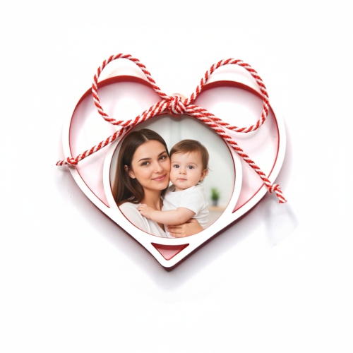 Mărțișor Personalizat 3D Magnetic - Cu Poză