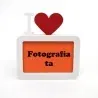 Ramă Foto Personalizată - Model "I Love" cu O Poză