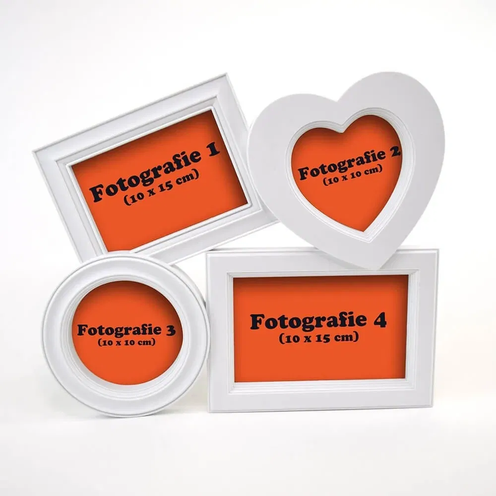 Ramă Foto Personalizată - Model "Random" cu Patru Poze