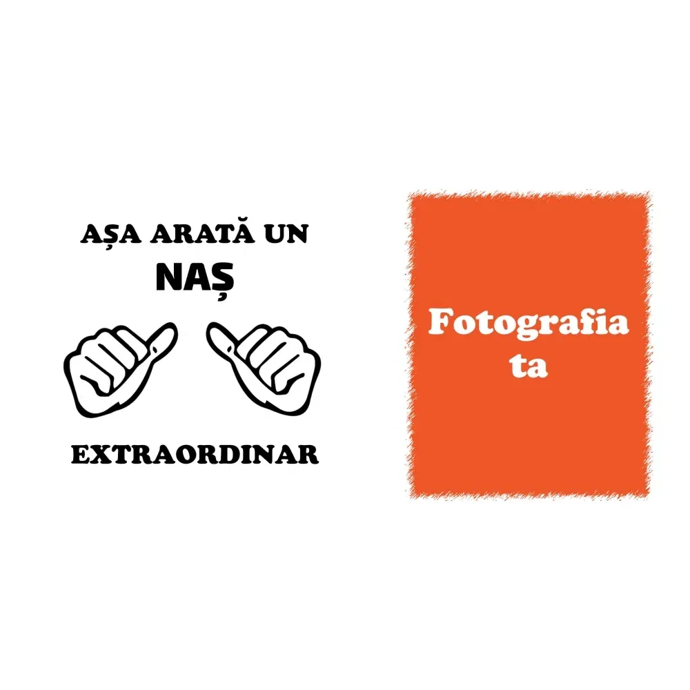 Cană Personalizată - Model "Așa Arată" Cu O Poză