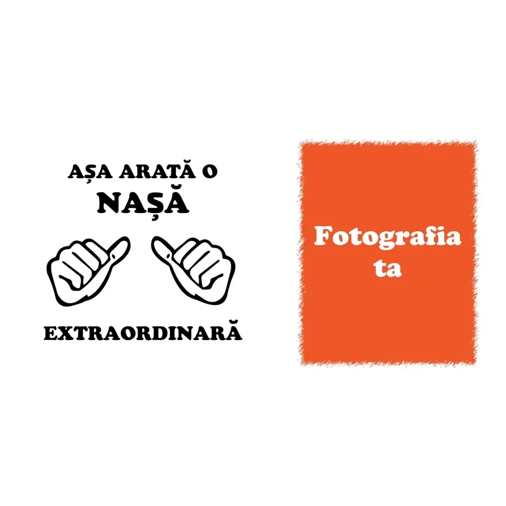 Cană Personalizată - Model "Așa Arată" Cu O Poză