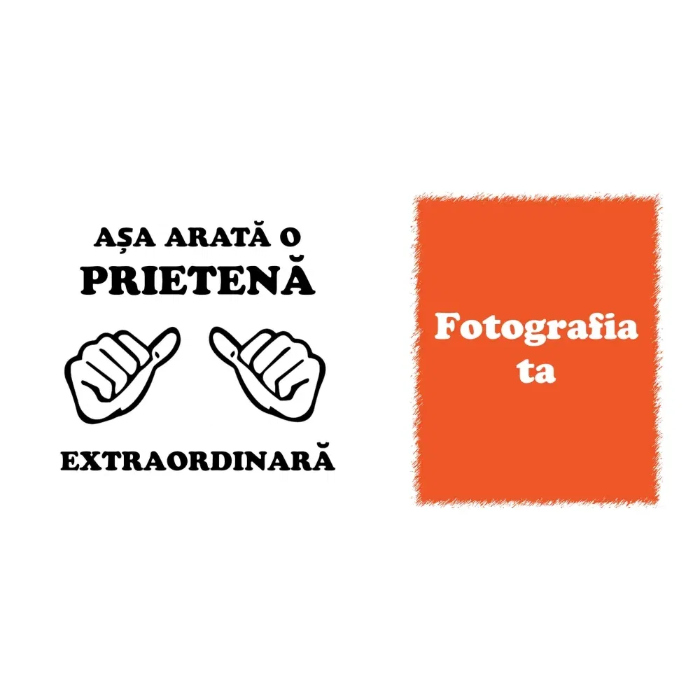 Cană Personalizată - Model "Așa Arată" Cu O Poză