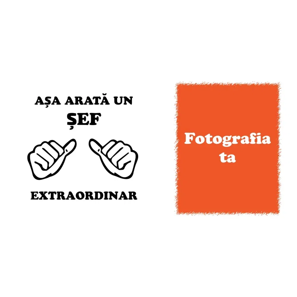 Cană Personalizată - Model "Așa Arată" Cu O Poză