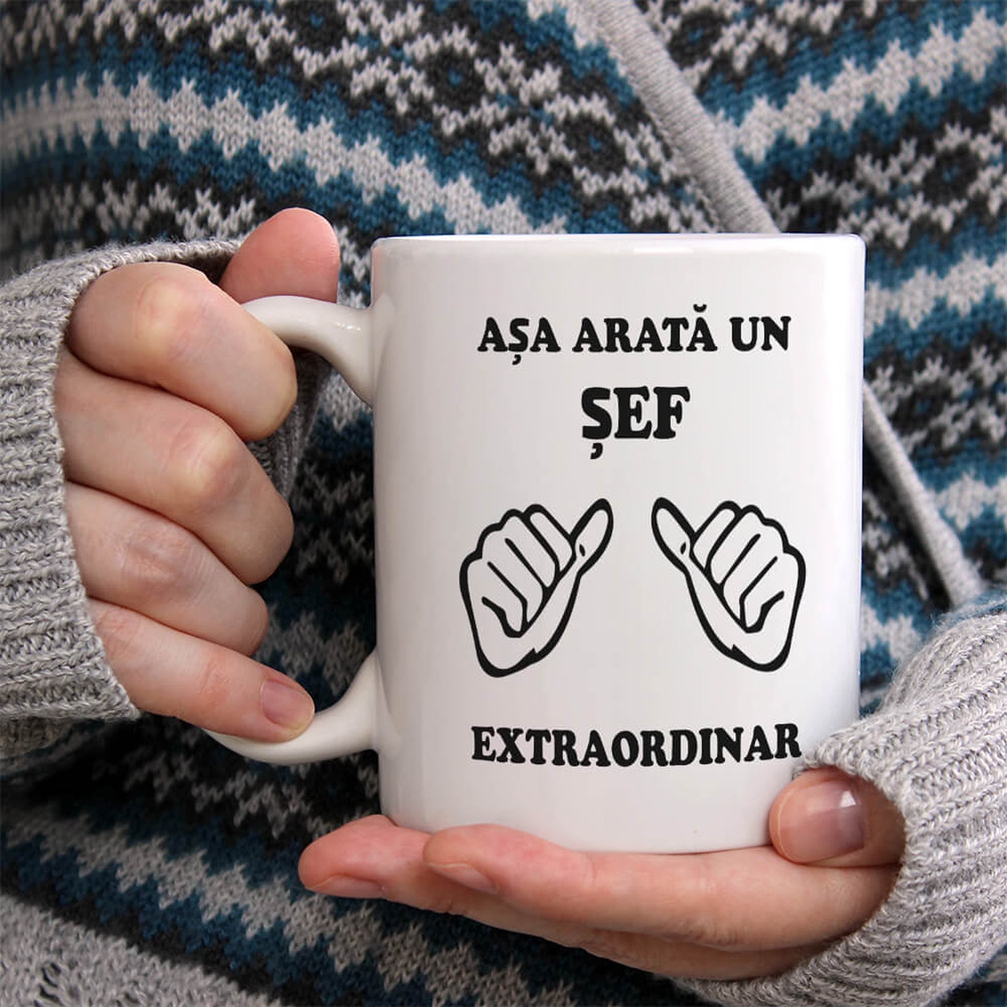 Cană Personalizată - Model "Așa Arată" Cu O Poză