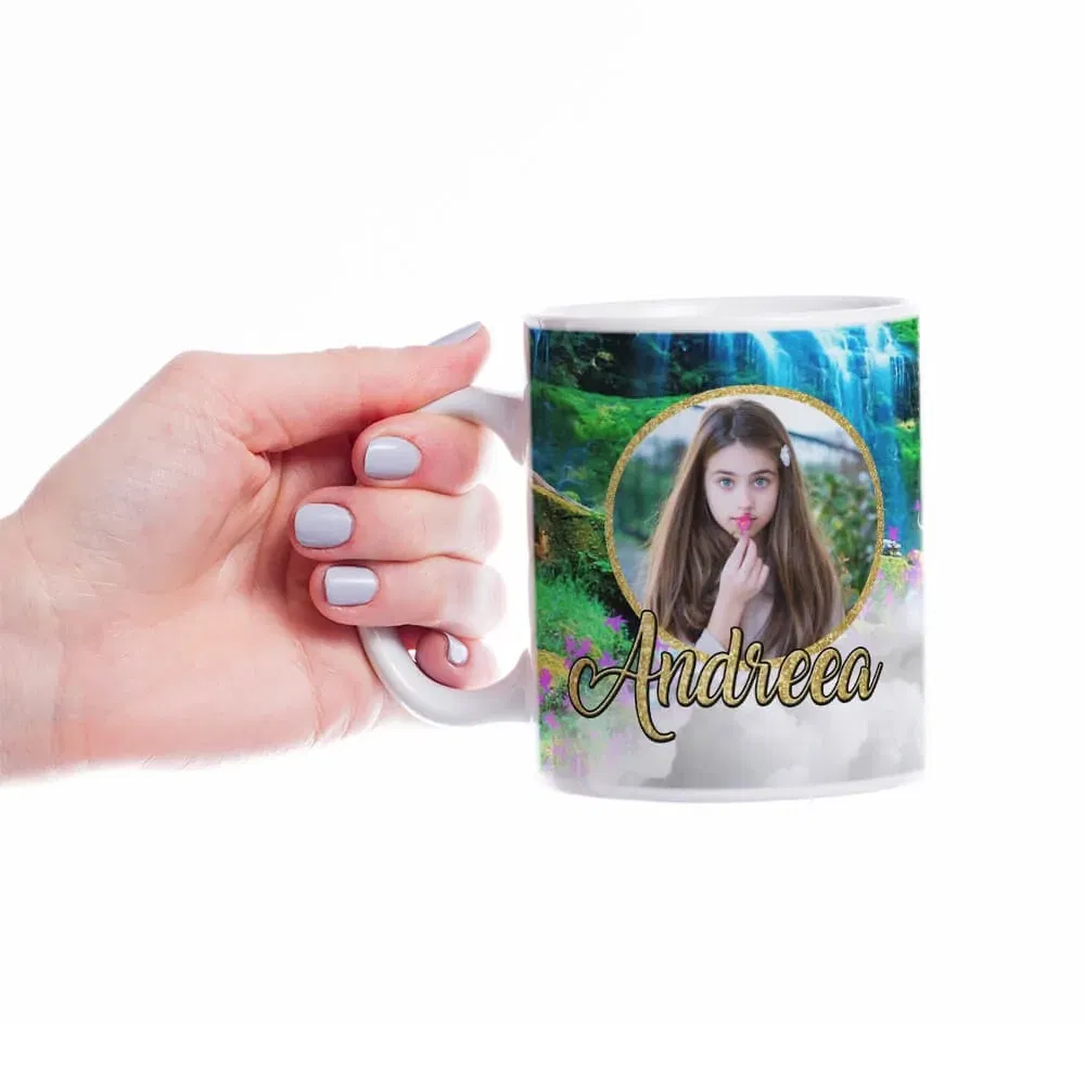 Cană Personalizată - Model "Unicorn" Cu O Poză Și Text