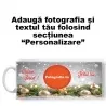 Cană Personalizată - Model "Crăciun De Poveste" Cu O Poză Și Text