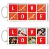 Cană Personalizată - Model "Original Love" Cu Patru Poze