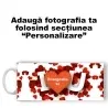 Cană Personalizată - Model "I Love You" Cu O Poză