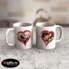Cană Personalizată - Model "Heart Beat" Cu Două Poze