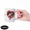 Cană Personalizată - Model "Heart Beat" Cu Două Poze