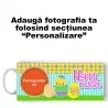 Cană Personalizată - Model Paște "Happy Easter"