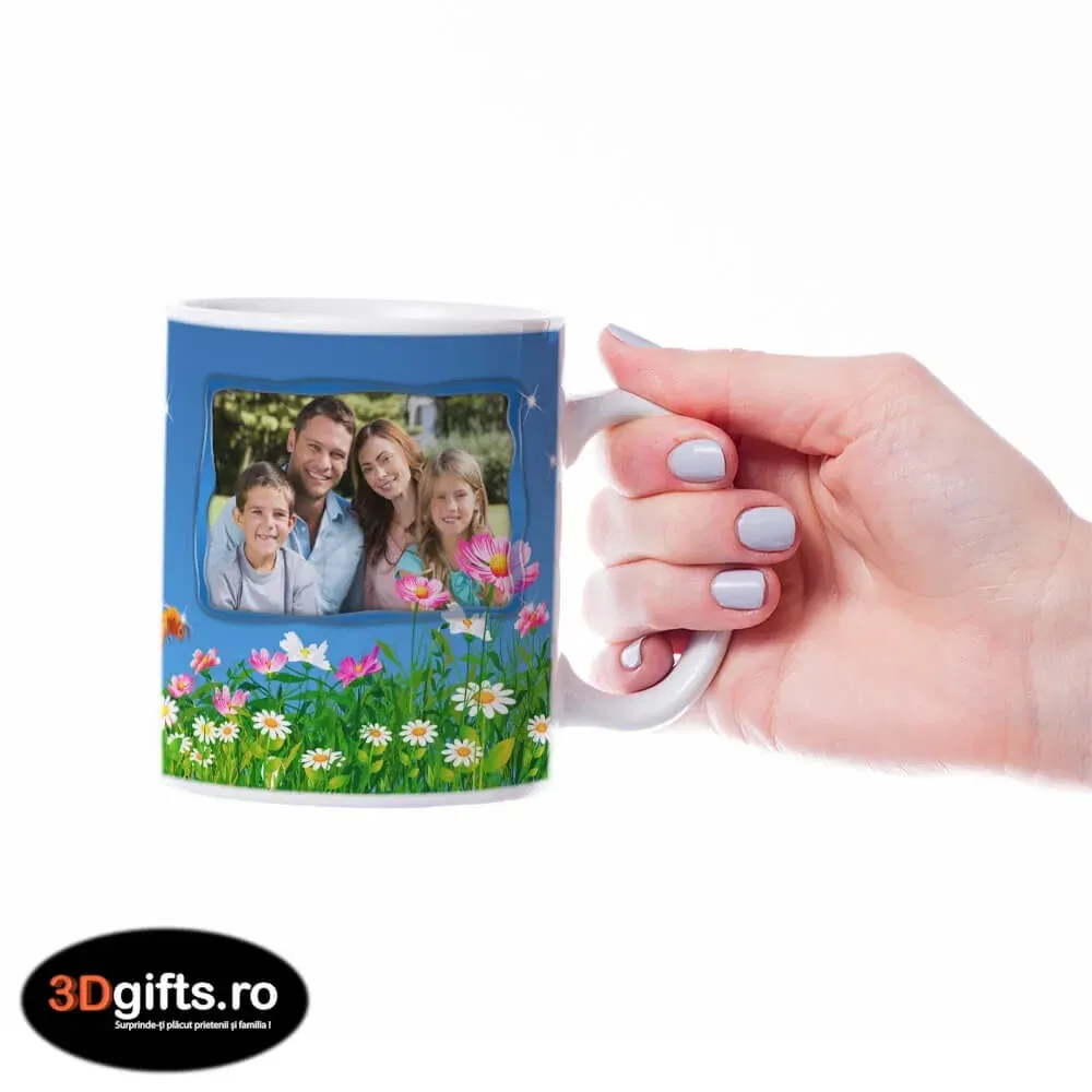 Cană Personalizată - Model Paște "Blue Easter"