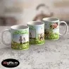 Cană Personalizată - Model "Nature Easter" Cu Trei Poze