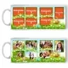 Cană Personalizată - Model "Nature Easter" Cu Șapte Poze