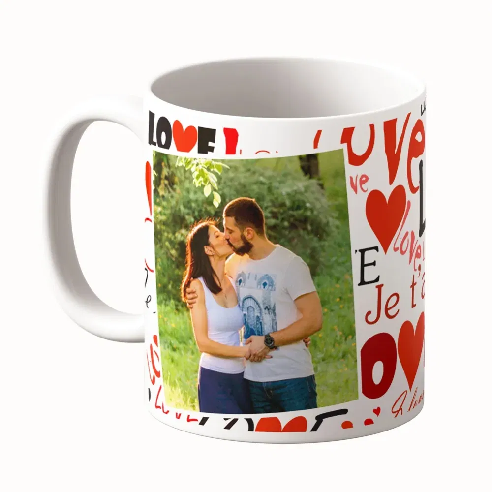 Cană Personalizată - Model "Infinite Love" Cu O Poză