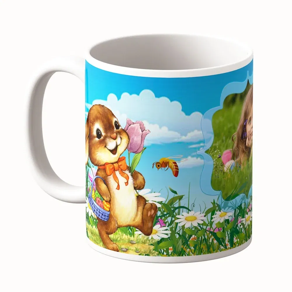 Cană Personalizată - Model "Story Easter" Cu O Poză