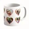 Cană Personalizată - Model "Love Moments" Cu Opt Poze