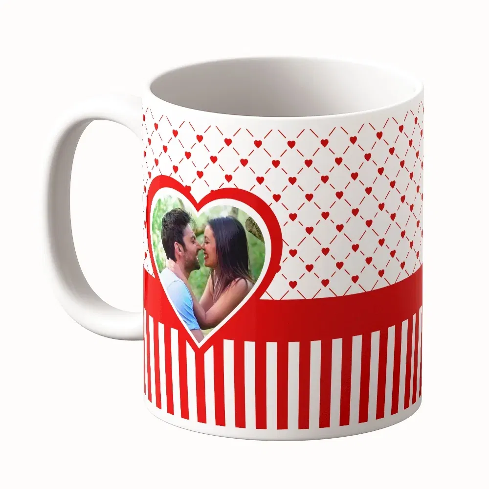 Cană Personalizată - Model "Simple Love" Cu O Poză Și Text