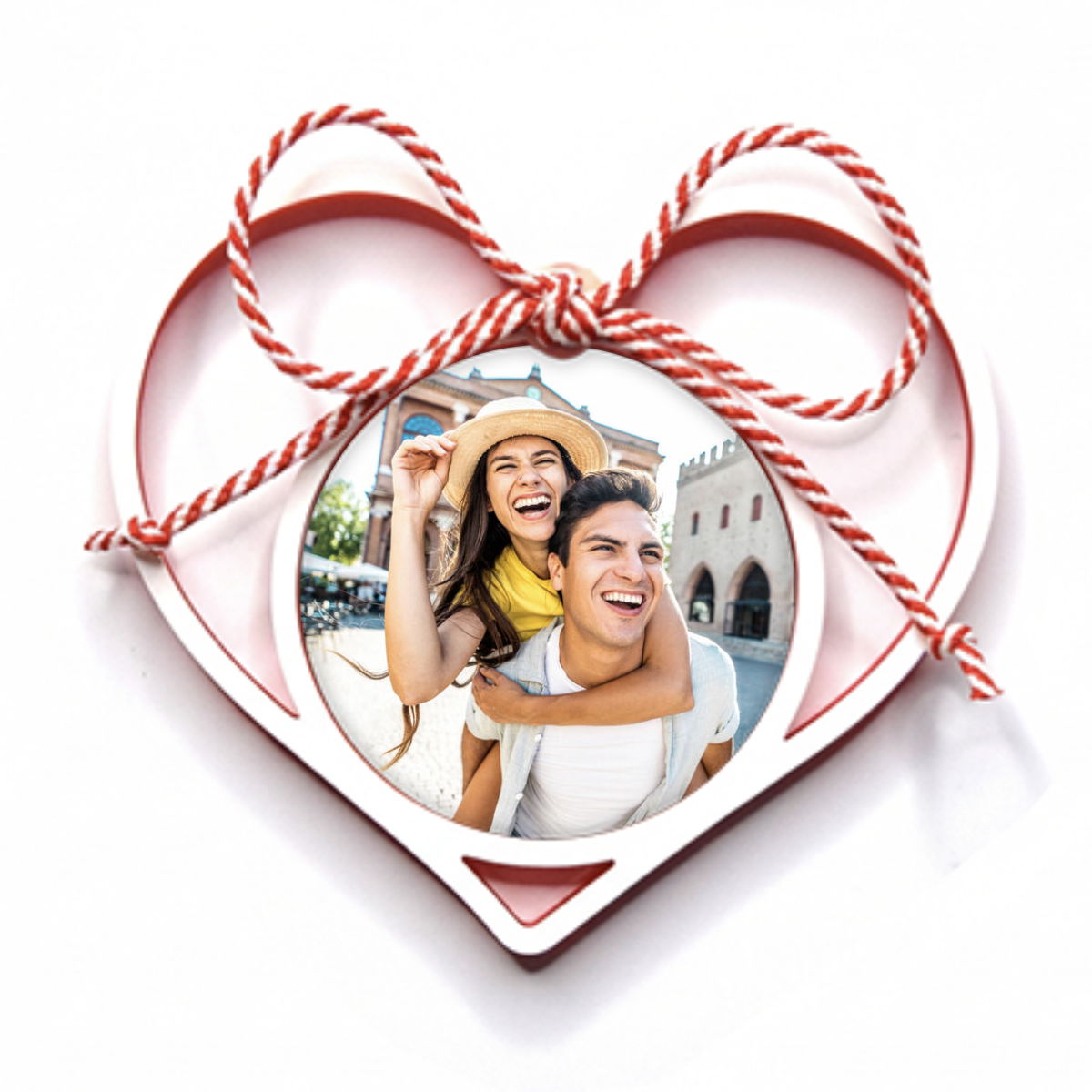 Mărțișor personalizat cu poză pentru iubită