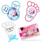 Marturii botez personalizate cu magnet